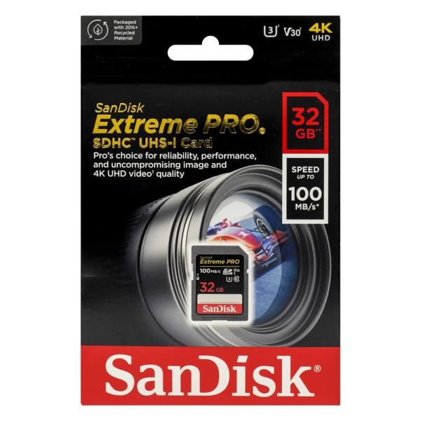 SanDisk SDSDXXO-032G-GN4IN Extreme Proシリーズ SDHC 32...