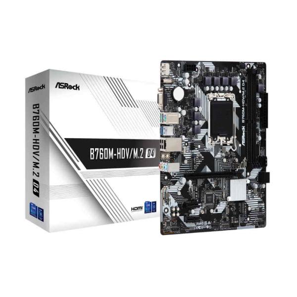 ASRock B760M-HDV/M.2 D4 Intel 第13世代Coreプロセッサー対応 B7...