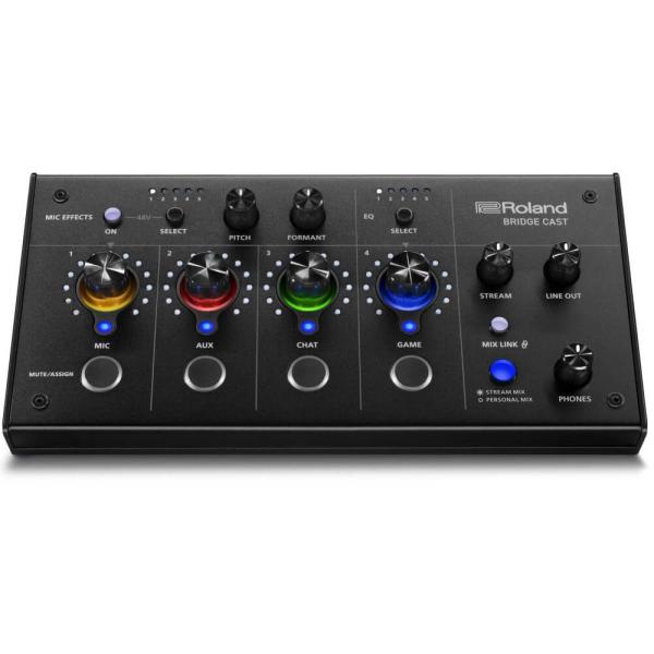 ROLAND BRIDGE CAST DUAL BUS GAMING MIXER 2系統のサウンド・...