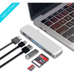 BHOMEA Type C ハブ 6in1 USB C ハブ ドッキングステーション
