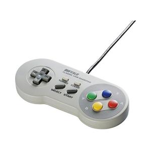iBUFFALO USBゲームパッド 8ボタン スーパーファミコン風
