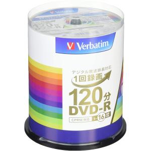 Verbatim バーベイタム 1回録画用 DVD-R CPRM 120分 100枚
