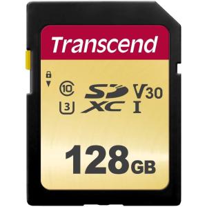 Transcend SDXCカード 128GB MLC NAND 採用 UHS-I Class10 (最大転送速度95MB/s) TS128GSDC500S-E 送料無料｜pc-m