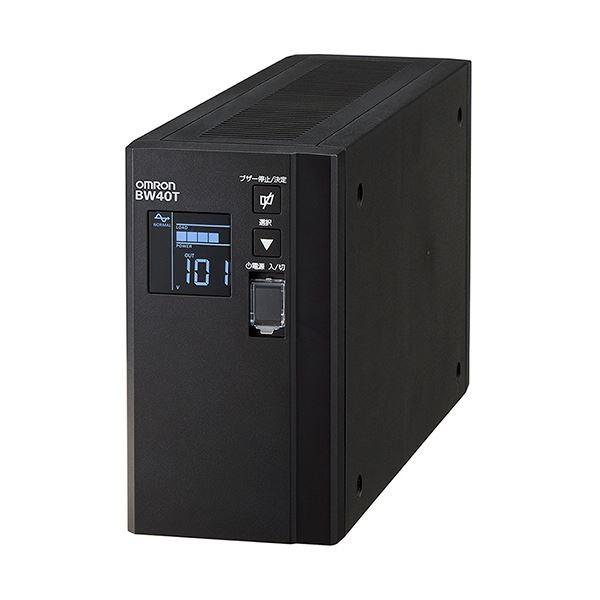 オムロン UPS無停電電源装置(常時商用給電/正弦波出力) 400VA/250W BW40T 1台 ...