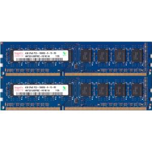 hynix PC3-10600U (DDR3-1333) 4GB x 2枚組 合計8GB 240ピン DIMM デスクトップパソコン用メモリ｜pc-parts-firm