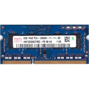 hynix PC3-12800S (DDR3-1600) 2GB SO-DIMM 204pin ノートパソコン用メモリ型番：HMT325S6CFR8C-PB 両面実装 (1Rx8) 動作保証品｜pc-parts-firm
