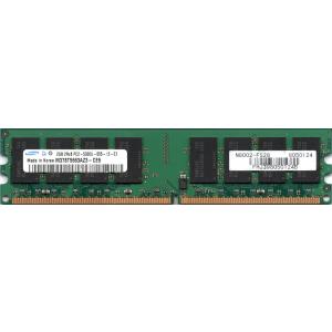 SAMSUNG PC2-5300U (DDR2-667) 2GB 240ピン DIMM デスクトップパソコン用メモリ 型番：M378T5663AZ3-CE6 両面実装 (2Rx8) 動作保証品【中古】｜pc-parts-firm