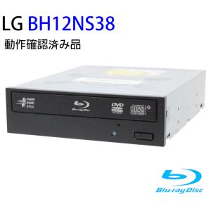 LG電子 5インチベイ内蔵用 ブルーレイドライブ 12倍速書込対応 SATA接続 ブラック BH12NS38 動作保証品【中古】｜pc-parts-firm