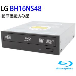 LGエレクトロニクス 16倍速5inchベイ内蔵用SATA接続Blu-rayマルチドライブ ブラック BH16NS48 動作保証品【中古】｜pc-parts-firm