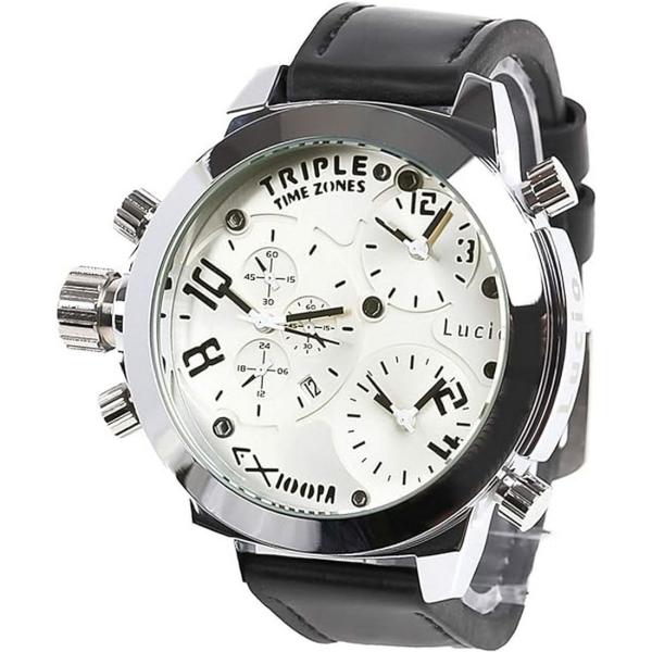 腕時計 メンズ 防水 革ベルト アナログ ビジネス ファッション ウォッチ DW05