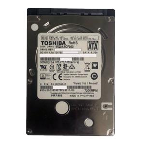 東芝【Toshiba 】内蔵HDD500GB 7200 rpm 動作品　2.5インチ　HDD 動作保証有　アウトレット　安い MQ01ACF050｜パソコン専門店PCーSTP