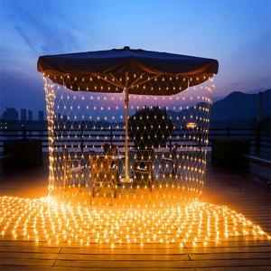 ②新品【3個セットでお得】イルミネーション ネット 2m x 1m 176球