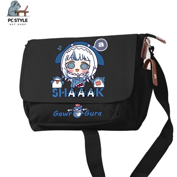 バーチャルYouTuber カバン 鞄 ショルダーバッグ サメちゃん ホロライブ がうる・ぐら 斜め...