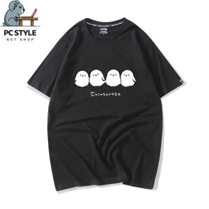 シマエナガ Tシャツ プリントシャツ 大きいサイズ対応　通勤通学 ティシャツ メンズ レディース 半袖｜pc-style