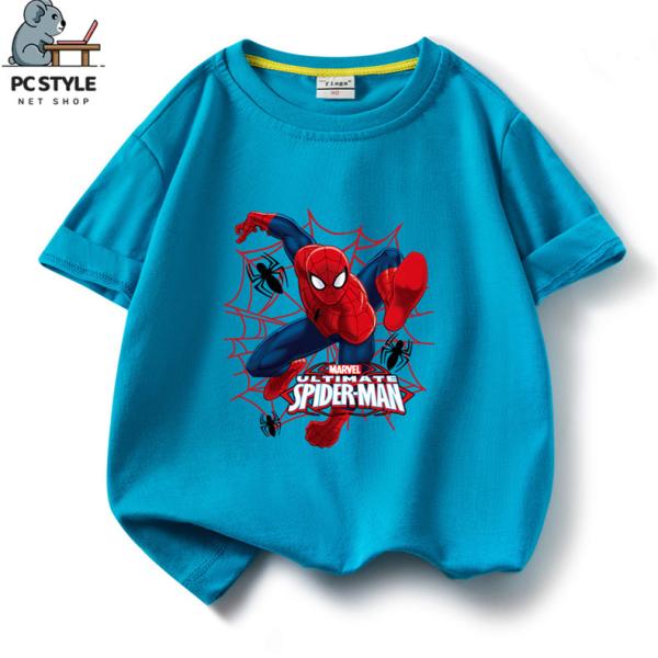 スパイダーマン キッズ Tシャツ  子供用　プリントシャツ　通園　通学 ティシャツ 半袖