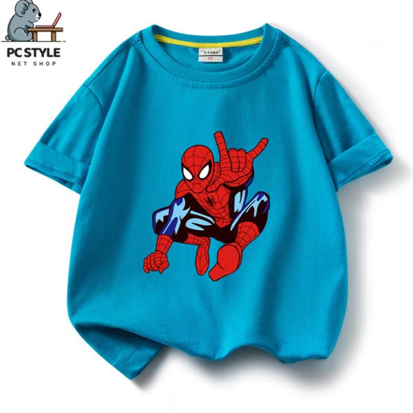 スパイダーマン キッズ Tシャツ  子供用　プリントシャツ　通園　通学 ティシャツ 半袖