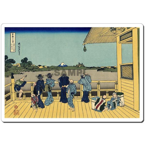 マウスパッド オリジナル 浮世絵 浮世絵マウスパッド 4003 葛飾北斎 - 五百らかん寺さざゐどう