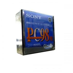 SONY 10MF2HDQPCB 3.5型マイクロフロッピーディスク 黒 10枚クレイドルケース入り