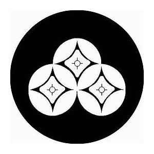 家紋シール 持ち合い三つ七宝に花菱紋 直径15cm 丸型 白紋 Ks15m 17w Ks15m 17w Pc Supply 通販 Yahoo ショッピング