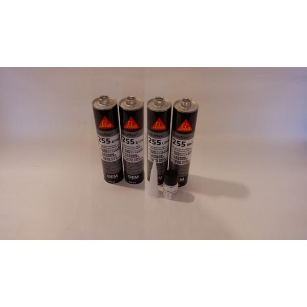 フロントガラス接着剤 Sikaflex 255 Ultra カートリッジ 310 ml 4個 ノズル...
