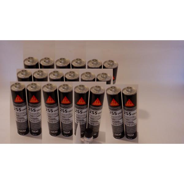 フロントガラス接着剤 Sikaflex 255 Ultra カートリッジ 310 ml 20個 ノズ...