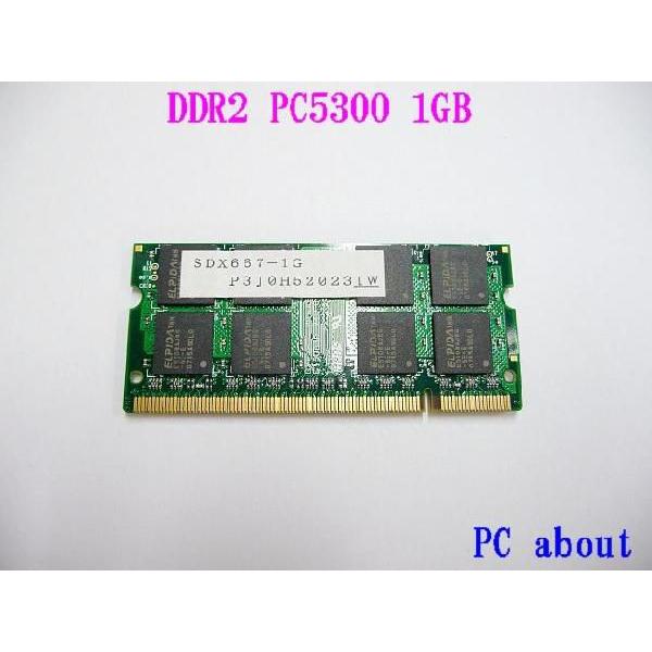 メーカ製 MacBook Pro/iMac用 200pin DDR2 メモリ 1GB PC2-530...