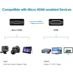 Micro-HDMI(オス) to HDMI(...の詳細画像3