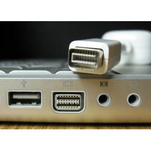 Apple用 MiniDVI to DVI 変換アダプタ