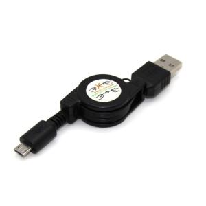 Micro USB / Mini USB / Type-C USB / ios用8Pin USB   to USB 充電&amp;データシンク用 巻き取り式変換ケーブル