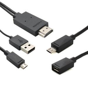 【送料無料】MicroUSB to HDMI /USB MHL変換ケーブル 2m｜pcastore