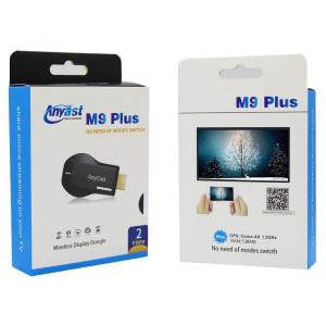 送料無料  HDMI ドングルレシーバー AnyCast M9 Plus WiFiディスプレイ Miracast/Airplay/DLNA対応ワイヤレスデイスプレーアダプタ｜pcastore