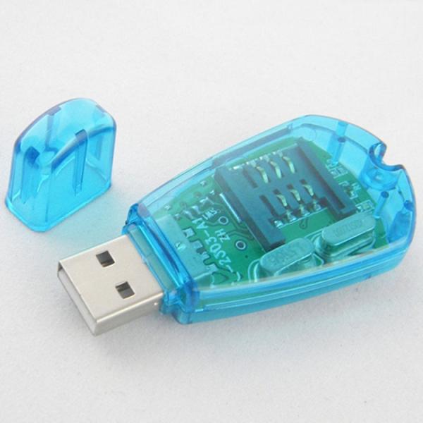 USB SIM カード リーダー/ライター/コピー/クローナー/バックアップ GSM CDMA WC...