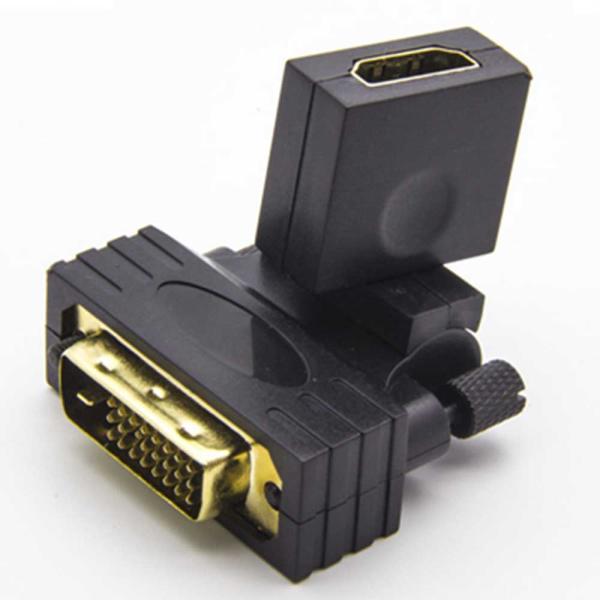 (DVI 24+1 ) or ( DVI 24+5) 選択可 HDMI L字型 変換アダプタ 90°...