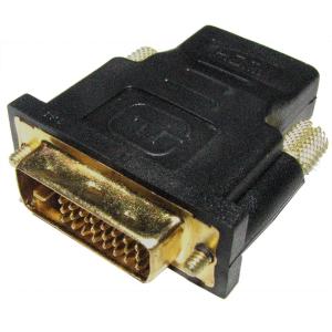 DVI→HDMI変換アダプター 選択可　　DVI（24+1pin）端子 to HDMI（オスーメス）　or 　 DVI-I(24+5pin)端子  to HDMI（オスーメス）