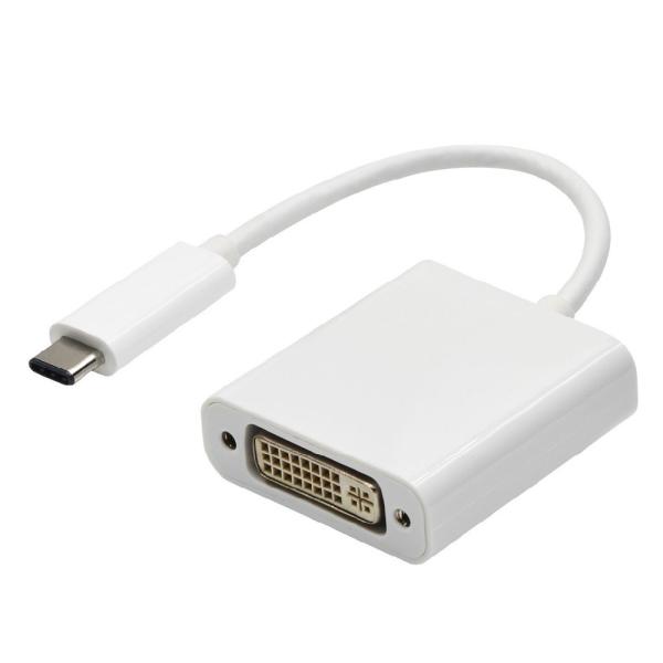 タイプC Type-C USB 3.1→DVI (オス-メス) 変換アダプター ケーブル 2015年...