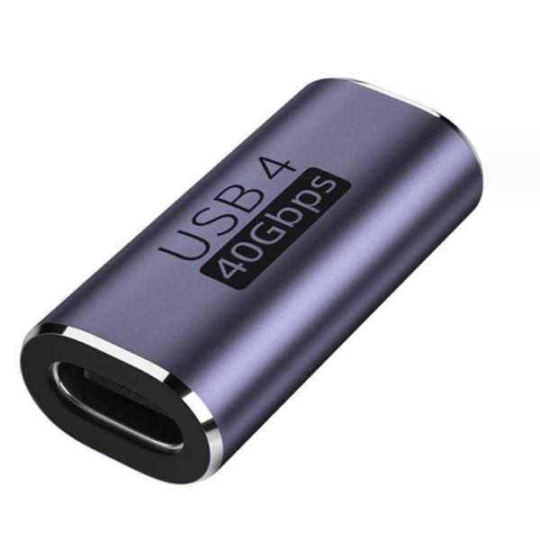 USB 4.0 Type C 変換アダプタ1個  40Gbps高速転送 PD100/5A急速充電 9...