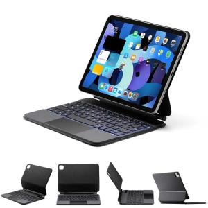 アイパッド iPad (第10世代) キーボード ケース タッチパッド 磁力吸着  ワイヤレス bluetooth リチウムバッテリー内蔵 ブラック