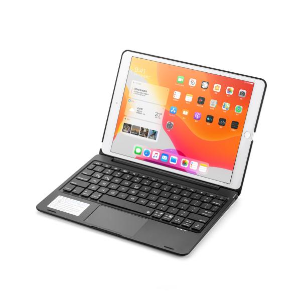 iPad 10.2 第9/第8/第7世代/Pro10.5/Air3 対応 タッチパッドキーボードカバ...
