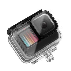 送料無料 GoPro HERO9 対応 防水ハウジングケース ダイブハウジング 防水 防塵 保護ケース 水深50m 水中撮影用