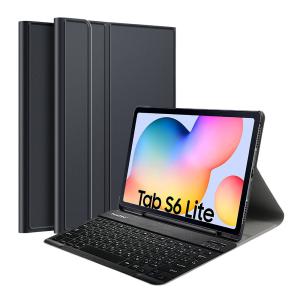 J:COM Galaxy Tab S6 Lite ペン収納レザーTPUケース付き Bluetooth キーボード☆US配列 かな入力対応 送料無料｜pcastore