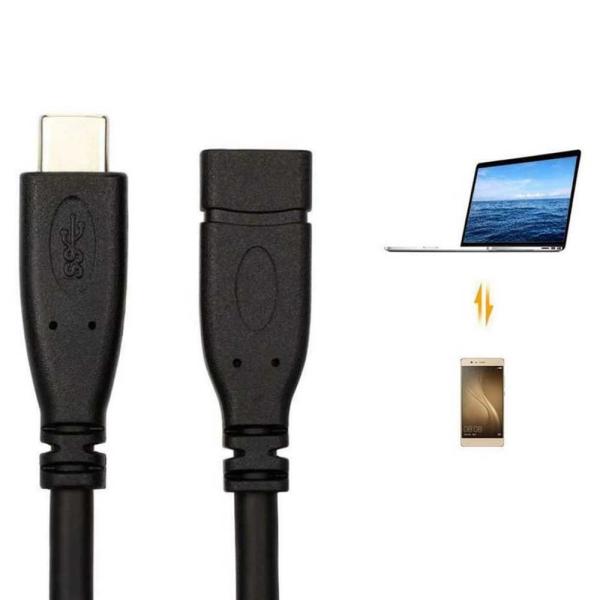 USB-C &amp; USB-C 延長ケーブル 2m USB Type-C 機器対応 TypeC USB ...