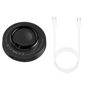 アップルウォッチ Apple Watch / iPhone / AirPods / 充電器 / マグネット式 / 3in1 / リング / スタンド機能 / 最大15W出力 / BK
