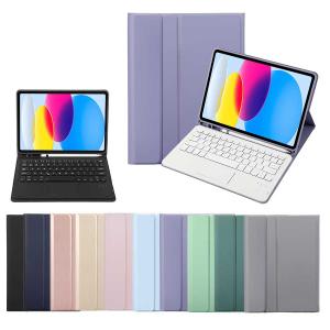 アイパッド iPad / A16 / 第10世代 用 キーボード付ケース PUレザー素材  キーボード脱着式 日本語かな入力 タッチパッド搭載 Bluetooth接続 ペンシル収納