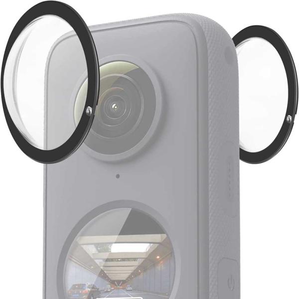 インスタ360  Insta360 ONE X2 専用 粘着式レンズガード  パノラマレンズガラス保...