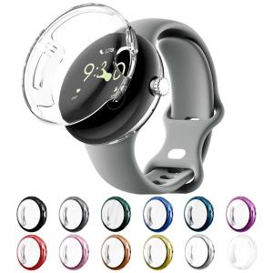 カラー12色 グーグル ピクセル ウォッチ TPU素材  カバー Google Pixel Watch / Pixel Watch 2 / Pixel Watch 3 選択可  柔らかい 耐衝撃 脱着簡単