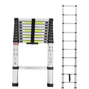 伸縮はしご 最長2.9m アルミはしご 耐荷重150kg 持ち運びやすい 折り畳み  多機能 アルミ...