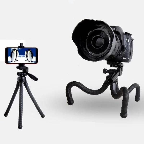 スマホ デジカメ 三脚 くねくね どこでも固定可能 3way雲台  1/4インチカメラネジ対応 軽量...