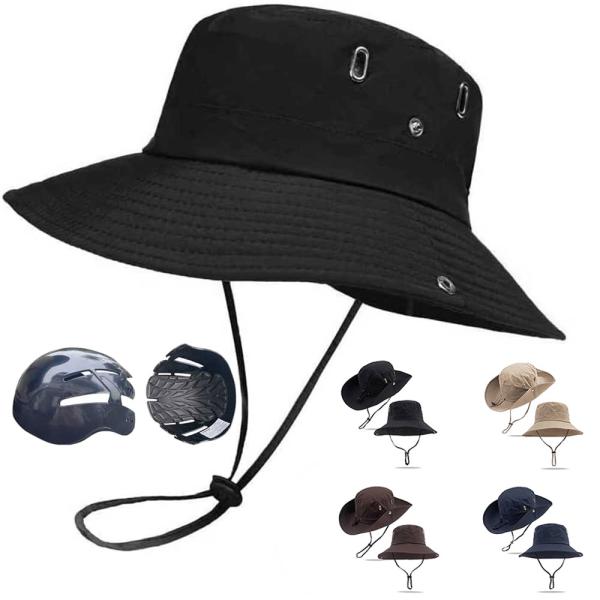 アウトドア  ハット ヘルメット 大人 レディース おしゃれなヘルメット 通気 安全保護 キャップ ...