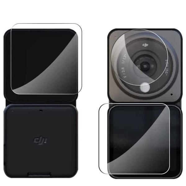 DJI Action 2 Dual Screen 保護強化ガラスフィルム 3枚入り ( タッチスクリ...