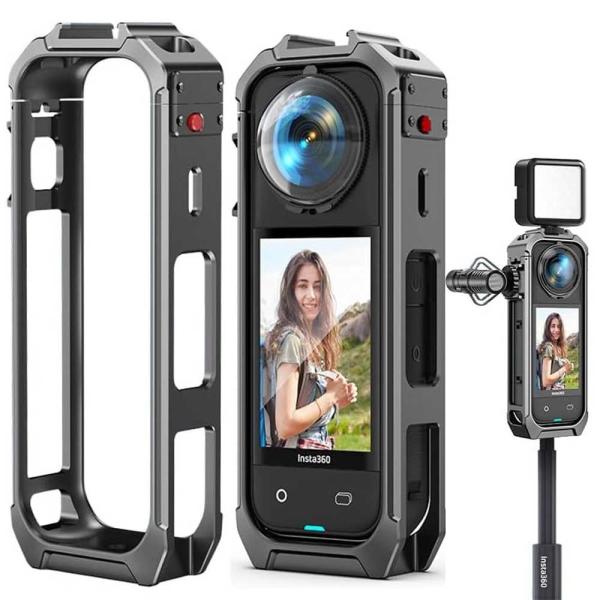 インスタ360X5  Insta360 X5専用 フォームフィッティング アルミニウム素材フレーム ...